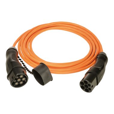 câble de recharge mode3 type2 / type2 16A 3phases 5m