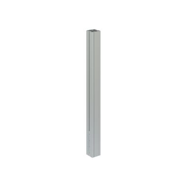 K45 Prolongation colonne NÂ°2B carrée 2 faces - 1 m - Alumini