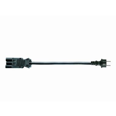 Cordon connexion rapide femelle Schuko 3pôles 2m. câble RZ-0