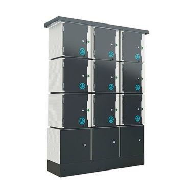CUBE 400 TEMKS 9 lockers met muntopvang