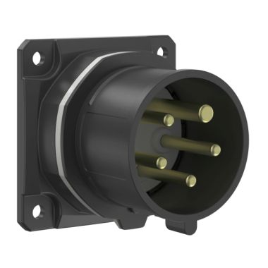 NEO Socle connecteur mural Droit 16A 5P1h IP54 1000V avec cages à  ressort