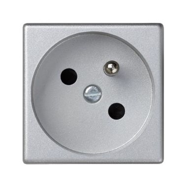 K45 Prise de courant 2P avec T connexion avec vis - Aluminium