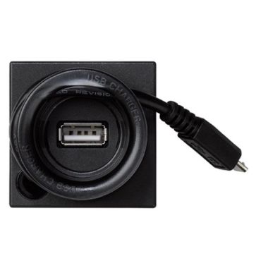 K45 Chargeur 5V/DC USB & MicroUSB - - Gris graphite