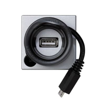 K45 plaat met voeding USB 5V DC en kabelmini USB - Aluminiu