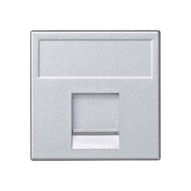 K45 Vlakke plaat VDM met klep voor 1 RJ45 AMP,BRAND REX,SYST
