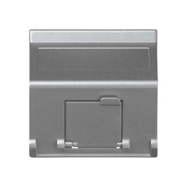 K45 Schuine plaat VDM met klep 1 x Module MD - Aluminium