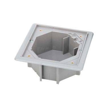 K45 Cuvette de Boîtier de sol étache pour faux-plancher - Gris