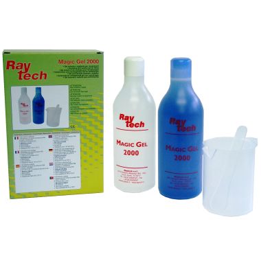 Magic Gel 2L in fles IP68/IMQ (4 flessen van 500ml, 1 maatbeker, 1 menglepel) 