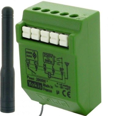 MTR2000ERPX Relais sans fil 2000W avec fil neutre, 10A (avec antenne externe)