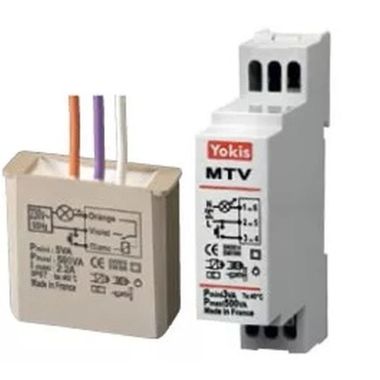 MTV500E Dimmer 500W zonder nuldraad (inbouw)