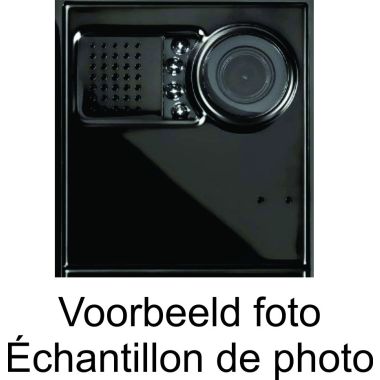 Kleur camera module met luidspreker 4+n Sinthesi Steel gunmetal