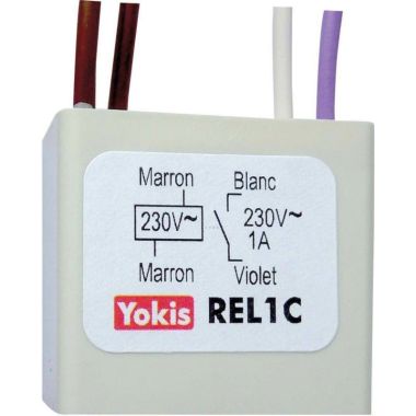 REL1C Relais met spoel van 230V - AC / 0.1A