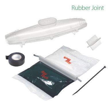 Rubber Joint 4 rechte koppeling met 2-componentenrubber voor kabels 0,6/1 kV
