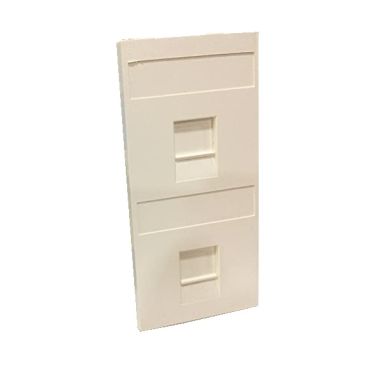 CIMA 500 Plaque Vdm Plate avec Volets 2 x RJ 45