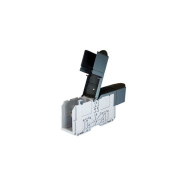 AUX, Plat Connector, 1-Fasig, 125A, 10 – 25 mm², Zwart,