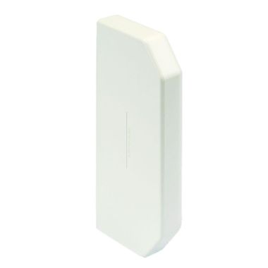 Eindstuk voor goot Cablomax 210x55 - Sneeuwwit