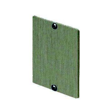 Eindstuk 70x50 roestvrij staal - Geanodiseerd aluminium