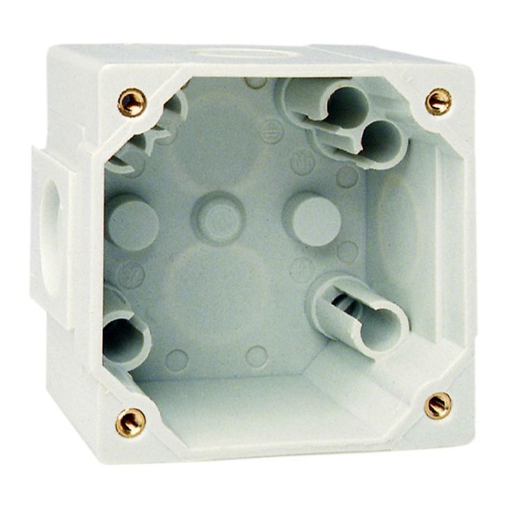 Stekkers, schakelaars en stopcontacten - Walther Werke - Apparaatbehuizing voor 75x75mm uitbreidingsbehuizingen - 10011