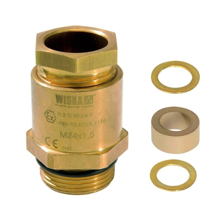 Installatiemateriaal - Wiska - EX-KVM-20-W-08 - ATEX-messing wartel M20 - 10030004
