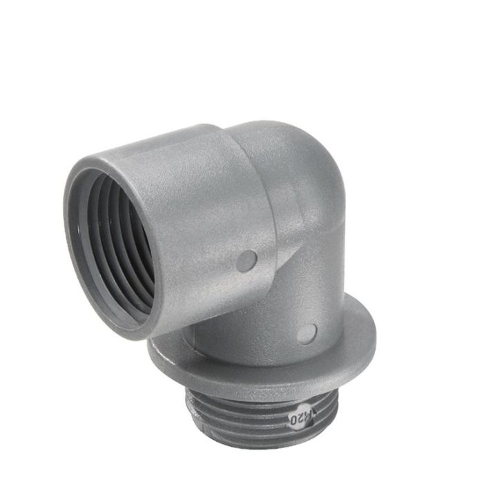 Matériel d'installation - Wiska - EWI90 12 Adaptateur 90 Polyamide RAL7001M12 - 10064692