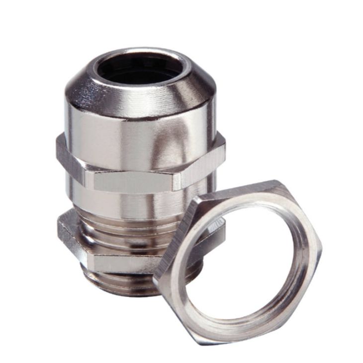 Installatiemateriaal - Wiska - EMSKV-SET 12 - Messing wartel met tegenmoer M12 - 10065032