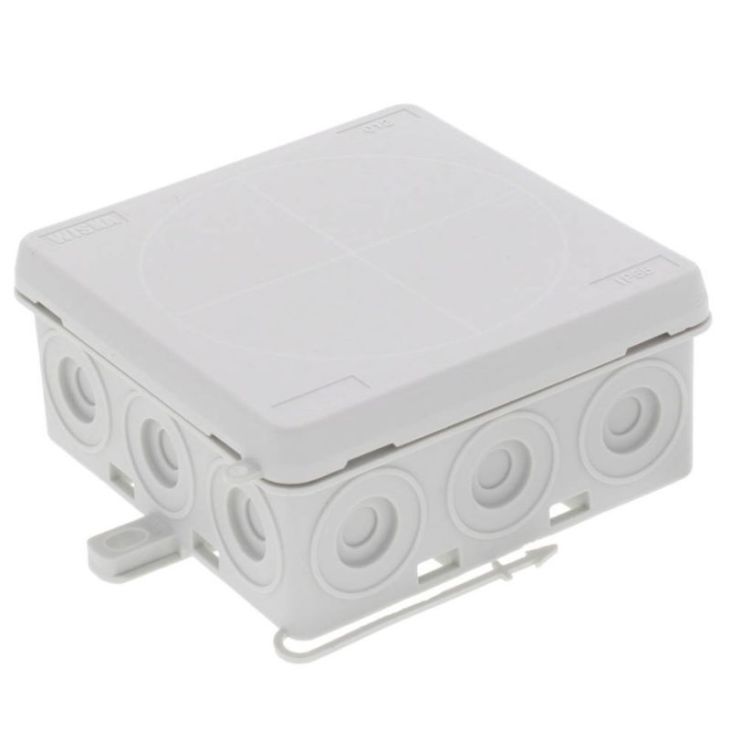 Installatiemateriaal - Wiska - KA 012 LG - Aansluitdoos, 4mm² (RAL 7035) - 10109427