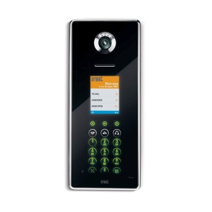 Deurcommunicatie en toegangscontrole - Urmet - Ipercom Elekta Soft touch entreepaneel voor IPerVoice en IPerCom-systemen - 1060/13
