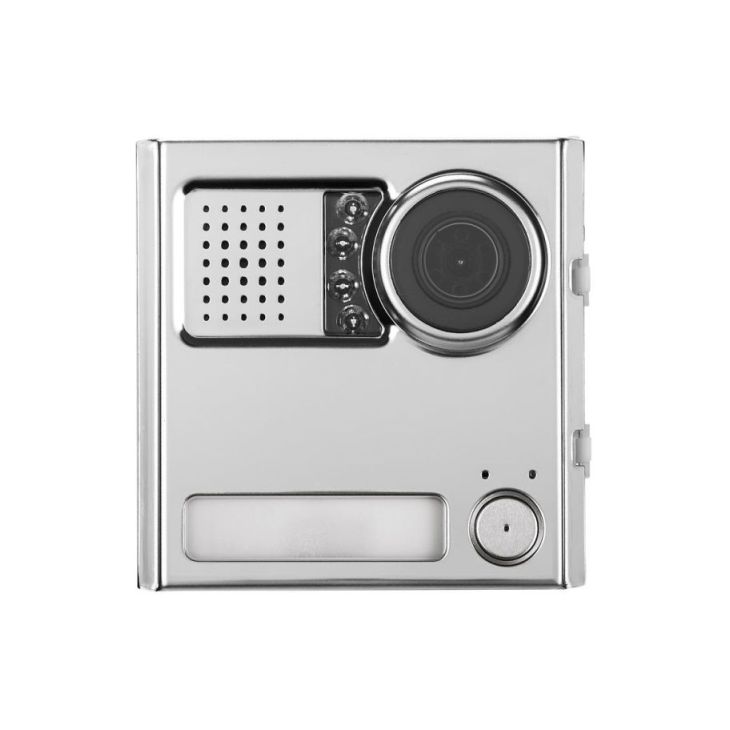 Communication de porte et contrôle d'accès - Urmet - Module A/V SSteel avec 1 bouton d'appel Ipercom - 1060/71