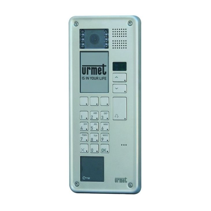 Communication de porte et contrôle d'accès - Urmet - 2Voice Elekta inox portier AV numériquee - 1083/16