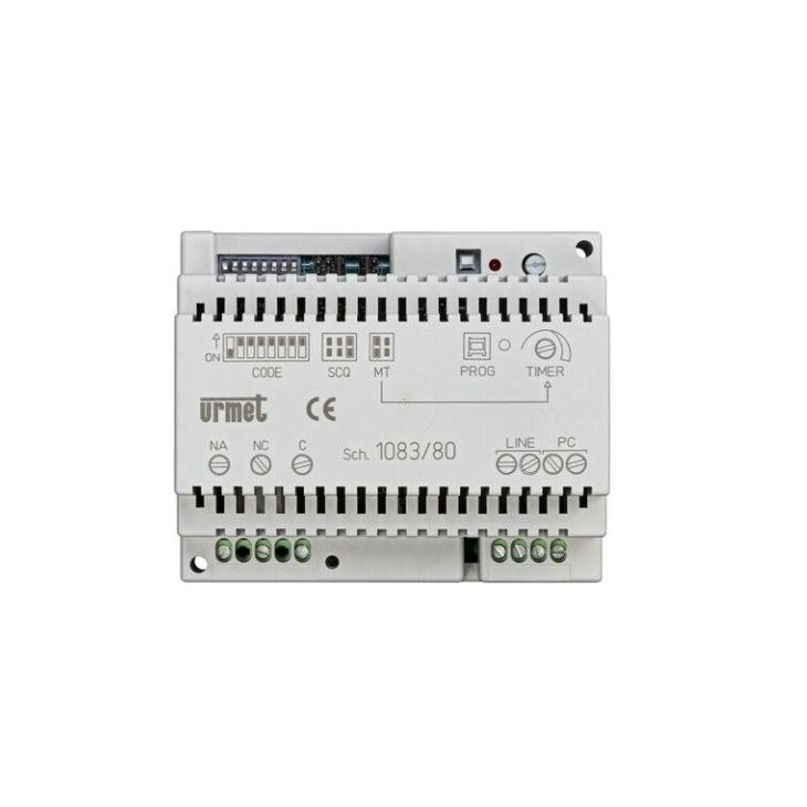 Communication de porte et contrôle d'accès - Urmet - 2Voice relais bus NO/NF max 250V 5A - 1083/80