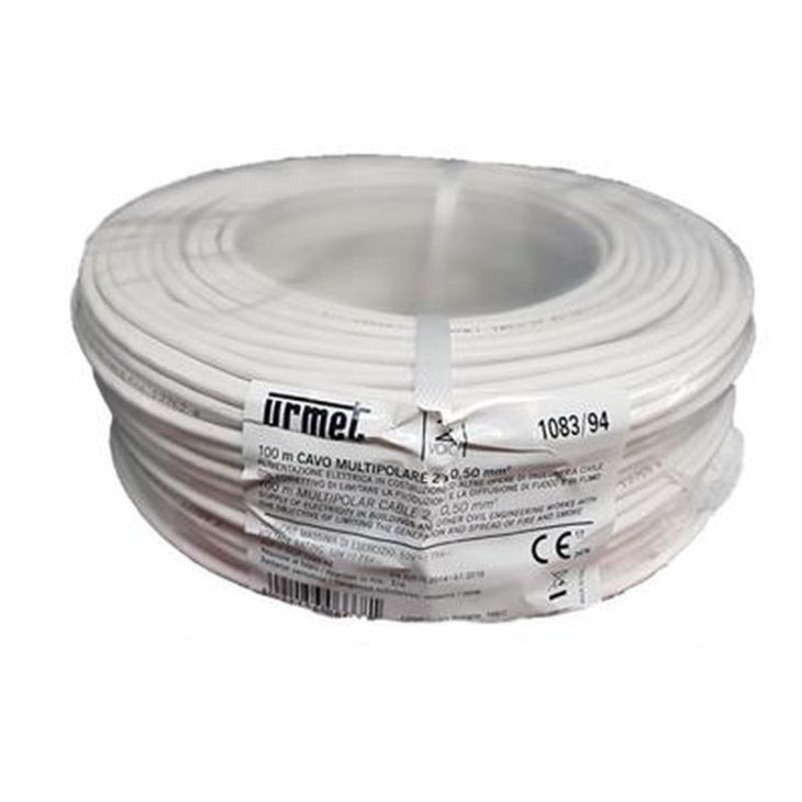 Communication de porte et contrôle d'accès - Urmet - Câble en rouleau 100m 2Voice - 1083/94