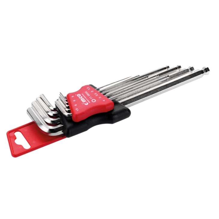 Gereedschap en beschermingsmateriaal - Cimco - Inbusset, 9-delig - 110604