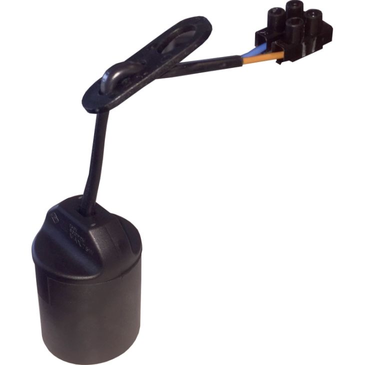 Verlichting - Electroplast - Bouwpendel zwart met trekontlasting, 2P klemschroef. Zonder barcode - 110/15