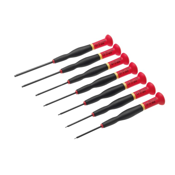 Gereedschap en beschermingsmateriaal - Cimco - Precisieschroevendraaier-Set Inbus, 7-delig - 111920