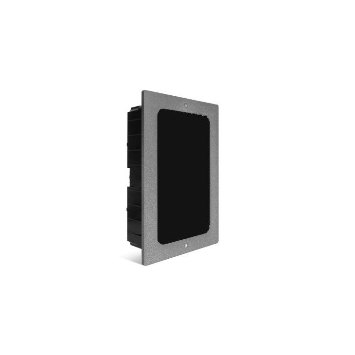 Deurcommunicatie en toegangscontrole - Urmet - Inbouwdoos met aluminium frame en houderframe voor Mikra paneel, IP 44 - 1122/50
