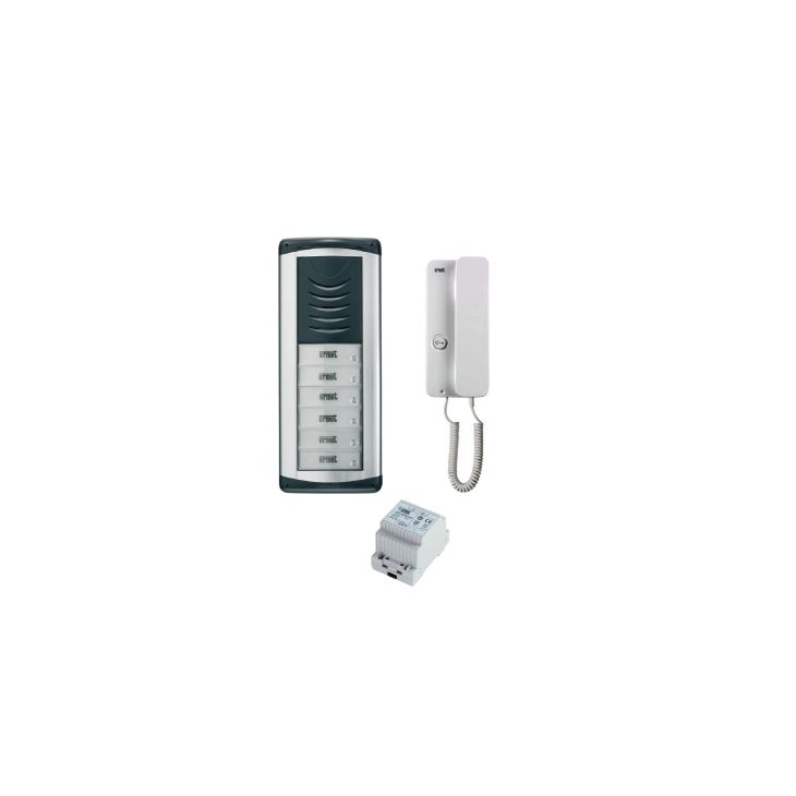 Deurcommunicatie en toegangscontrole - Urmet - Urmet Genya/Miro audio kit, 6 drukknoppen - 1128/406