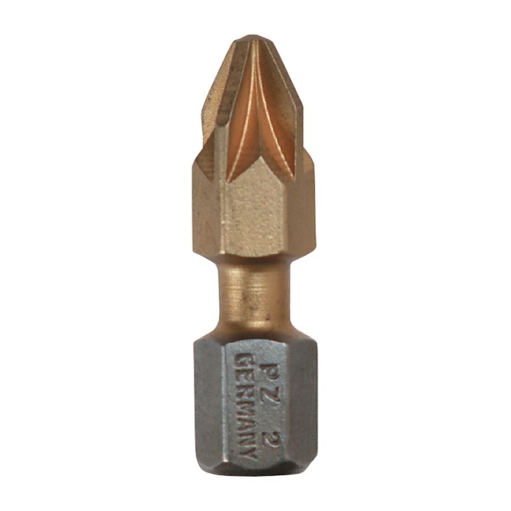 Gereedschap en beschermingsmateriaal - Cimco - Bitflex-bits TiN-kruiskopschroeven PH2 lengte 25 mm - 114522