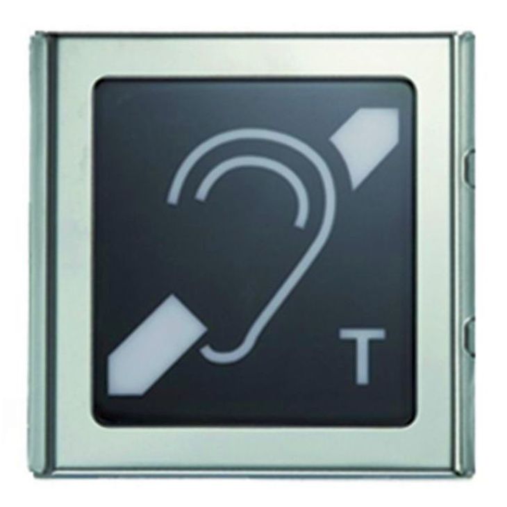 Deurcommunicatie en toegangscontrole - Urmet - Sinthesi S2 ILA module vervaardigd uit geanodiseerd alu., voor gehoorsapparaten - 1148/48