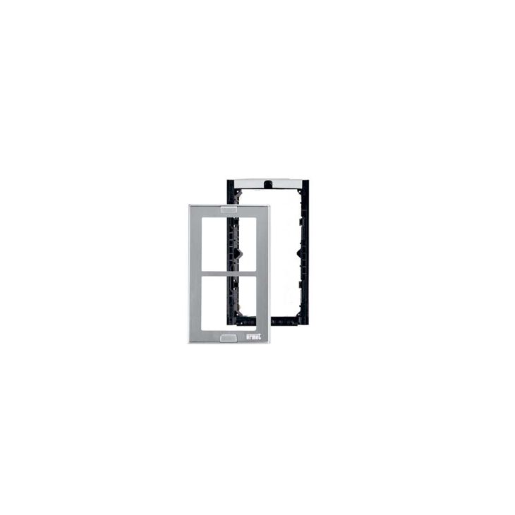 Deurcommunicatie en toegangscontrole - Urmet - Sinthesi S2 modulehouder met frame voor 2 modules - 1148/62