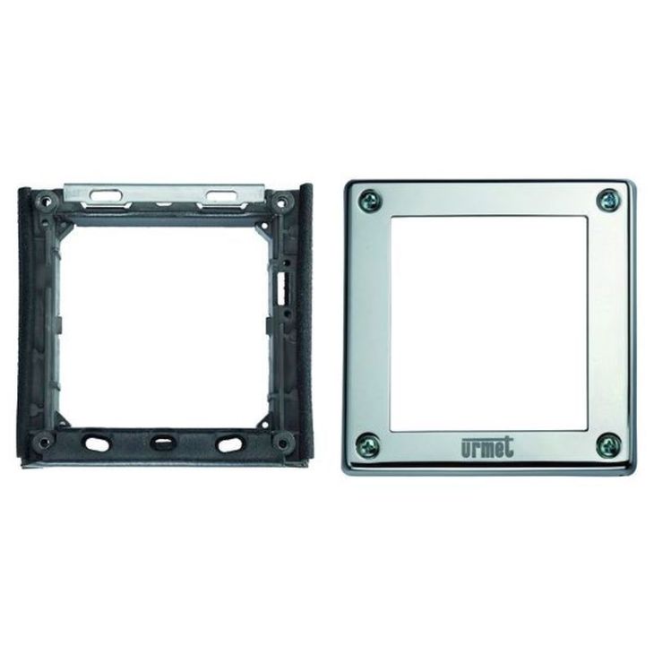 Communication de porte et contrôle d'accès - Urmet - CADRE+ PORTE MODULE POUR 1 MOD. SINTHESISTEEL - 1158/61