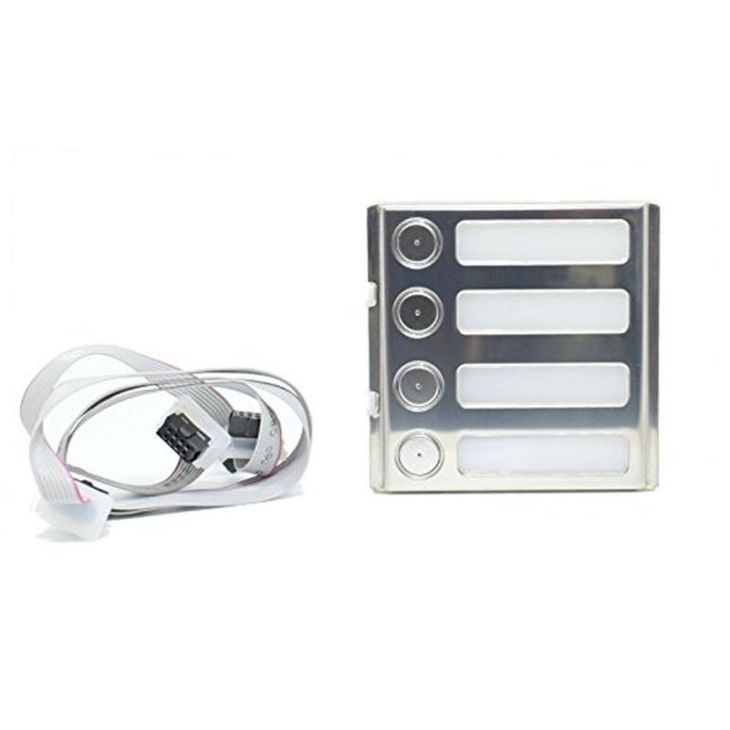Deurcommunicatie en toegangscontrole - Urmet - MODULE 4DK SINTHESI STEEL + INTERFACE DK INT. - 1158/84