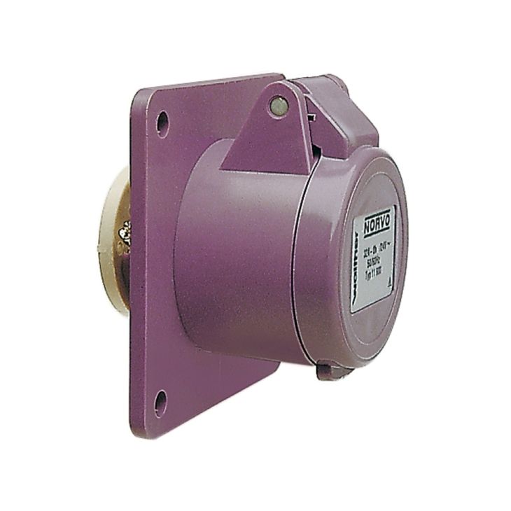 Stekkers, schakelaars en stopcontacten - Walther Werke - NORVO Inbouwdoos 32A 2P 24V 0h IP44 - 11600