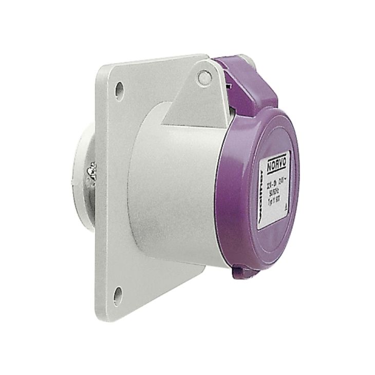 Stekkers, schakelaars en stopcontacten - Walther Werke - NORVO Inbouwdoos 32A 3P 24V 0h IP44 - 11640