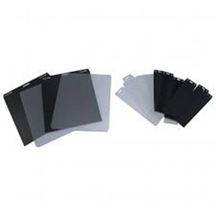 Communication de porte et contrôle d'accès - Urmet - Alpha set étiquettes pr boutons d'appel double noir - 1168/102