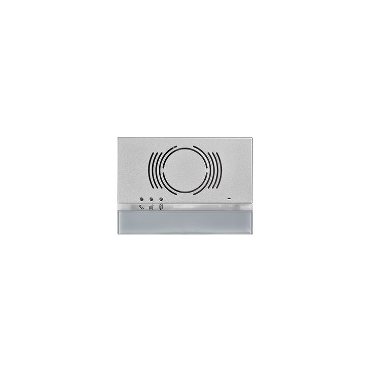 Communication de porte et contrôle d'accès - Urmet - Alpha Module Front. Audio gris - 1168/130G