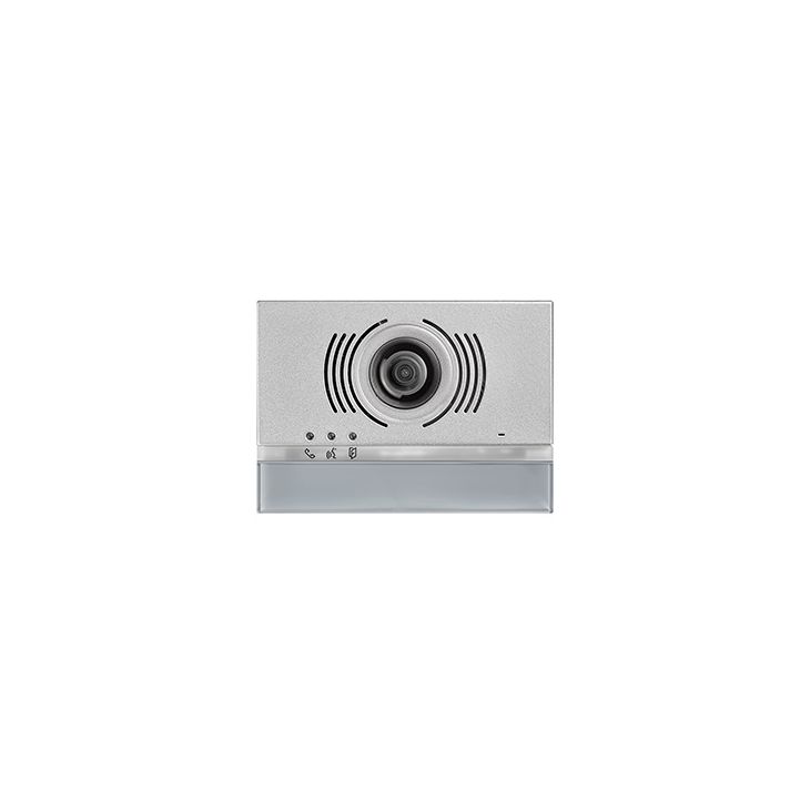 Communication de porte et contrôle d'accès - Urmet - Alpha Module Front. Audio/vidéo gris - 1168/140G