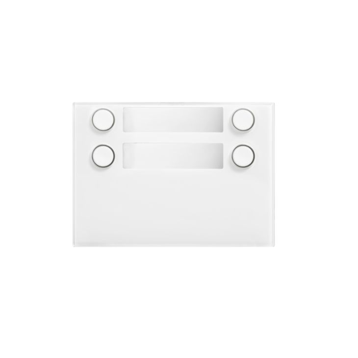 Deurcommunicatie en toegangscontrole - Urmet - Alpha front mod. 2x2 dk wt - 1168/24W
