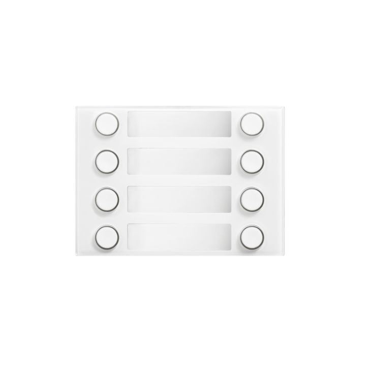 Communication de porte et contrôle d'accès - Urmet - Alpha mod. front. 2x4 bp wt - 1168/28W