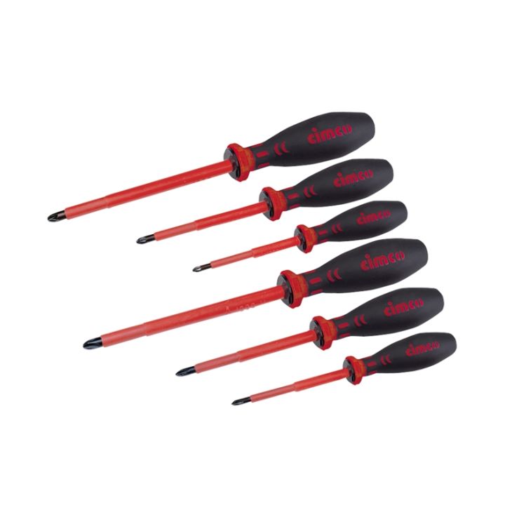 Outils et protection - Cimco - Assortiment Tournevis PH+PZ 6 pcs - 117745