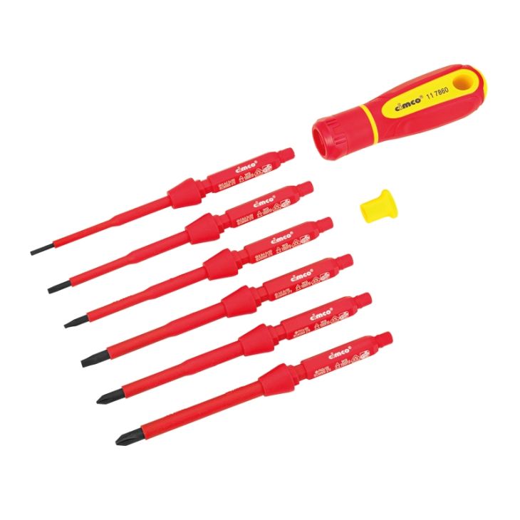 Outils et protection - Cimco - Set de tournevis 8 pièces - 117860